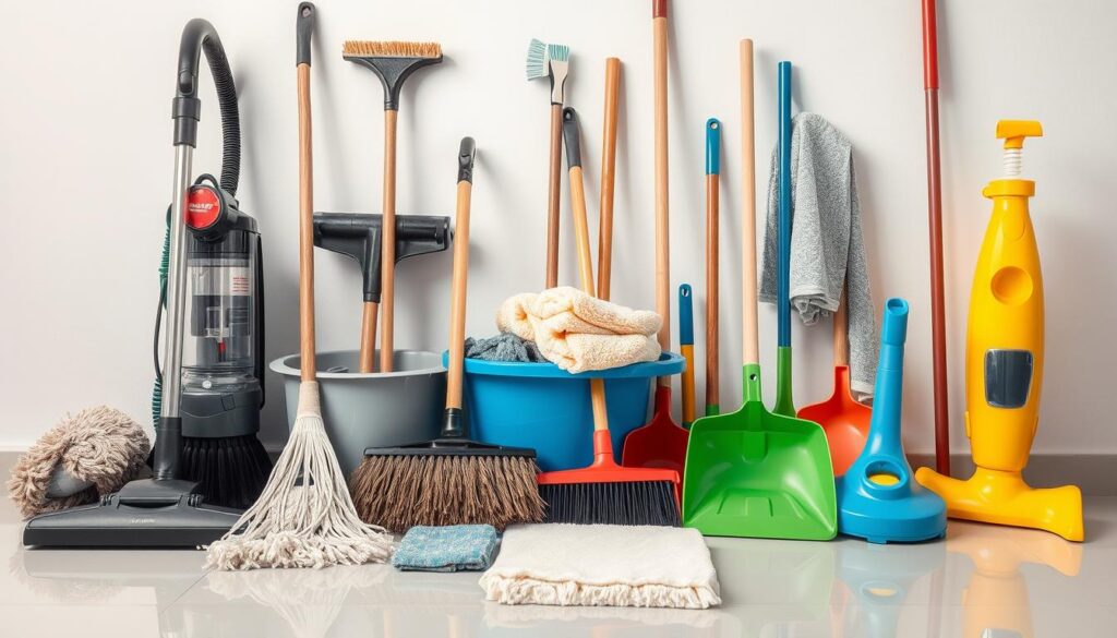 types of cleaning equipment